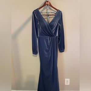 Velvet Bridesmaid Dress